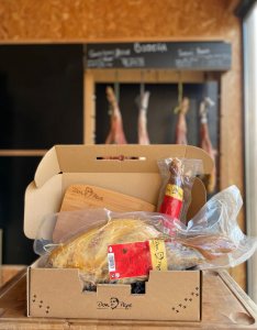 Coffret cadeau jambon serrano bodega