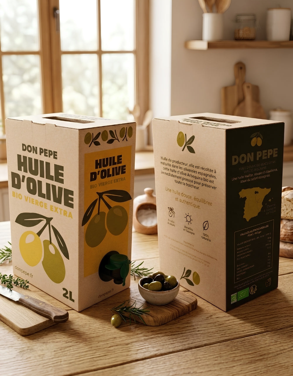 Huile d'Olive Bio extra vierge 2l