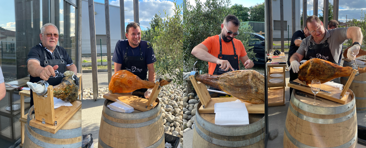 Atelier et formation à la découpe de jambon espagnol